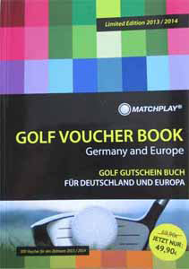 Het Matchplay Golfvoucher boek.