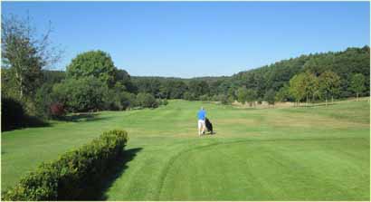 Hole 1 loopt ook naar beneden