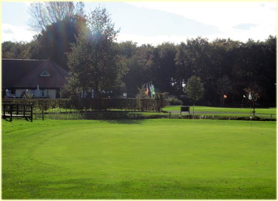 Het restaurent van Golfclub Borghees.