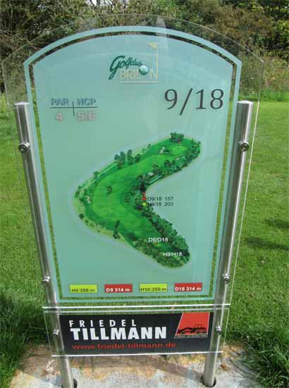 De holes zijn wel heel erg netjes aangegeven