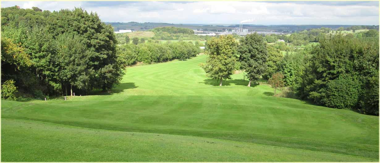 Golfbaan Brilon, vanaf de green van hole-7